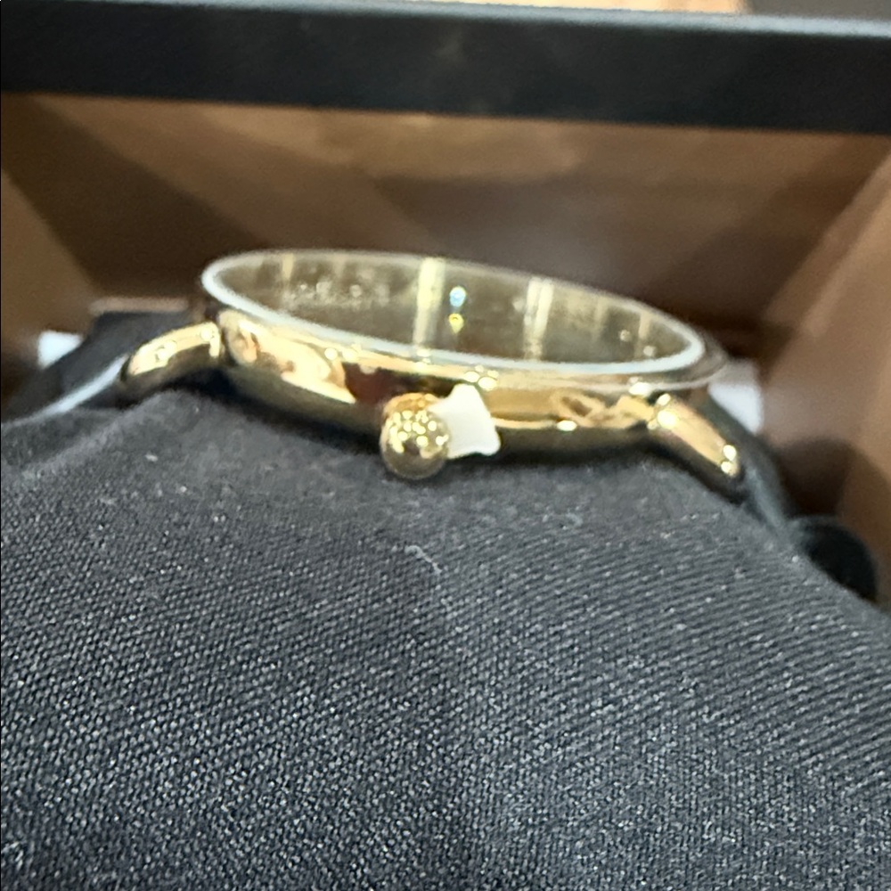 NWT Coach Watch with Green Strap and Gold Starry Face - Picture 6 of 9